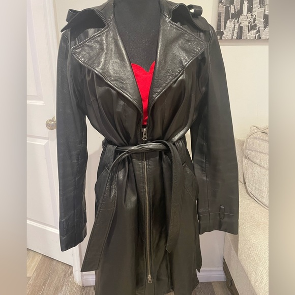 REAL LEATHER vera pelle jacket/dress - Picture 13 of 13